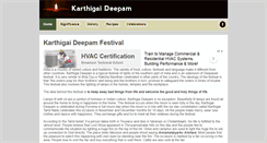 Desktop Screenshot of karthigaideepam.com