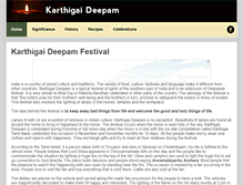 Tablet Screenshot of karthigaideepam.com